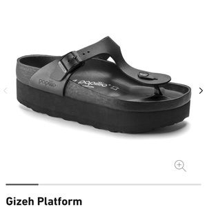 Black size 10 Gizeh Platform